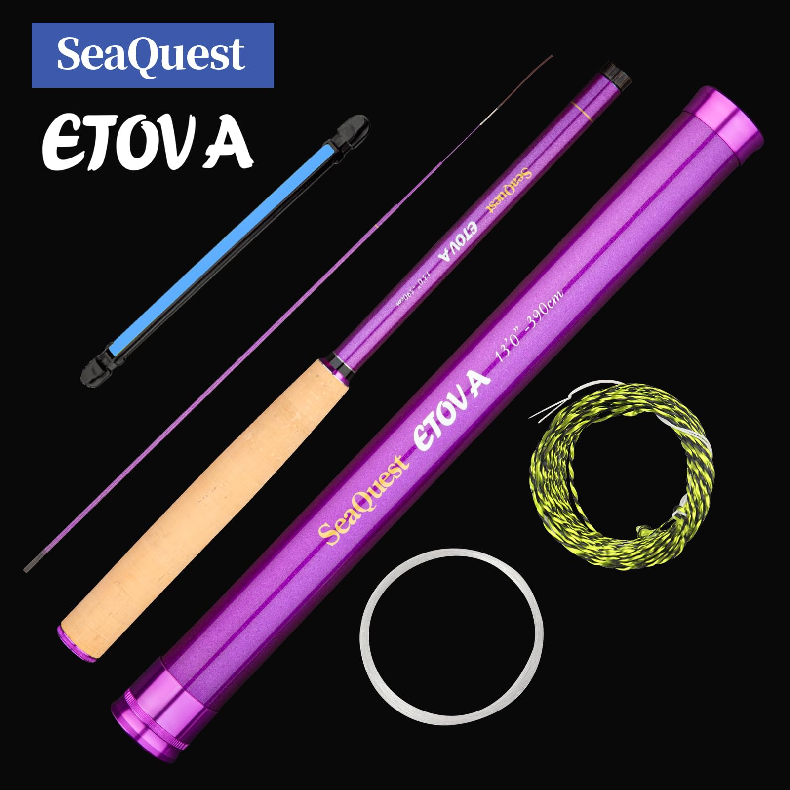 SeaQuest ETOVA 13FT 390CM Tenkara Rod tuwa ETOVA 13', Rods